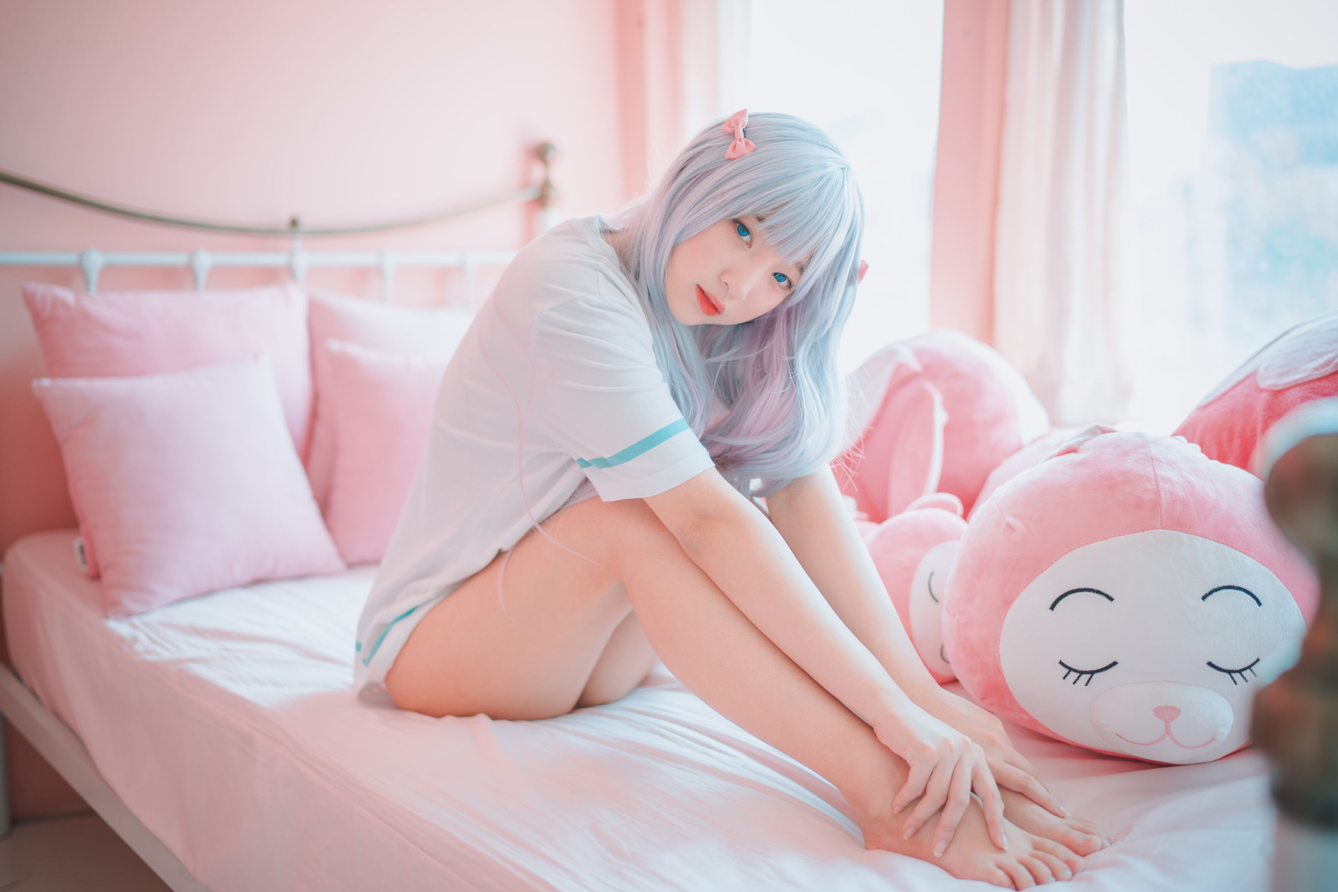 [网红COSER写真] 巨乳少女姜仁卿 – Eromanga Sensei 套图-
